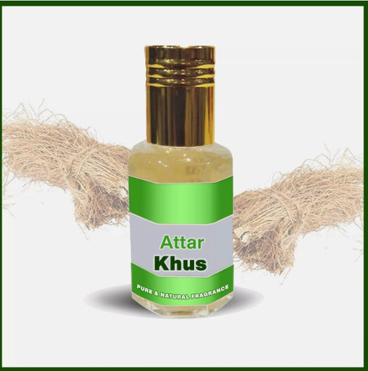 Khus Attar Perfume Pure High Quality Alcohol Free