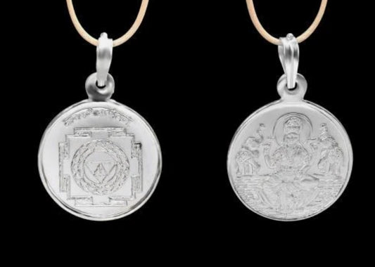 Kanak Dhara Yantra Pendant Pure Silver 999 Activated & Energized Locket