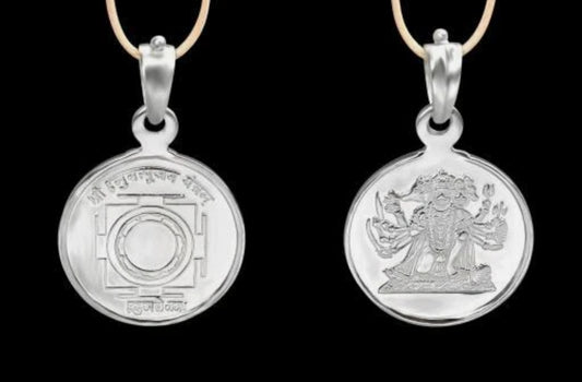Panchmukhi Hanuman Yantra Pendant Pure Silver 999 Activated & Energized Locket