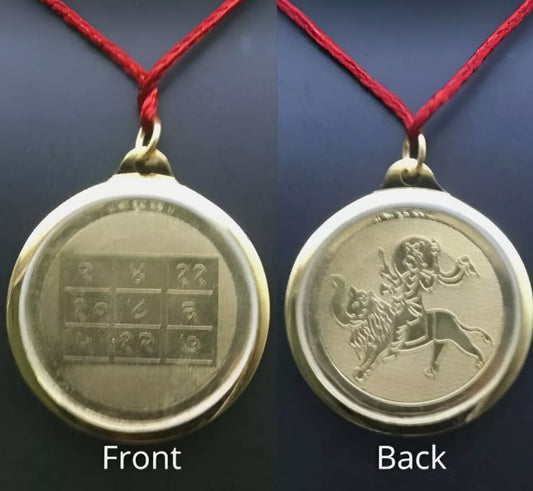Budh/ Budha Yantra Locket / Pendant Gold Plated Activated & Energized