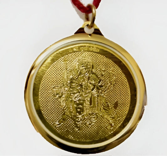 Durga Bisa Yantra Locket / Pendant Gold Plated Activated & Energized