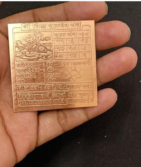 Shukra (Venus) Planet Yantra 2 Inch