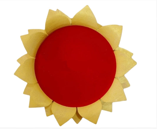 Lotus Kamal Aasan Made In Shriparni /Sevan Wood For Keeping Idols / Yantra