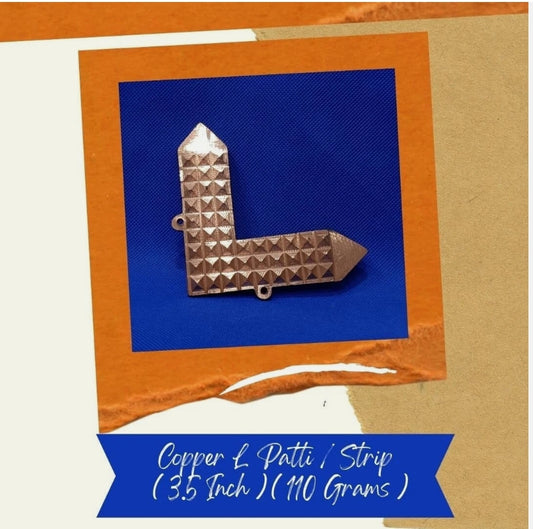 Copper L Shape Pyramid Strip For Missing/Extended Corners Correction Energized