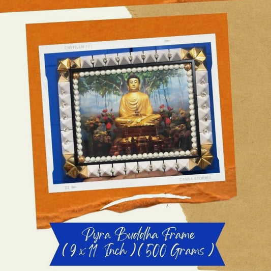 Buddha Pyramid Frame For Meditation/Vastu Dosh Nivaran Activated & Energized