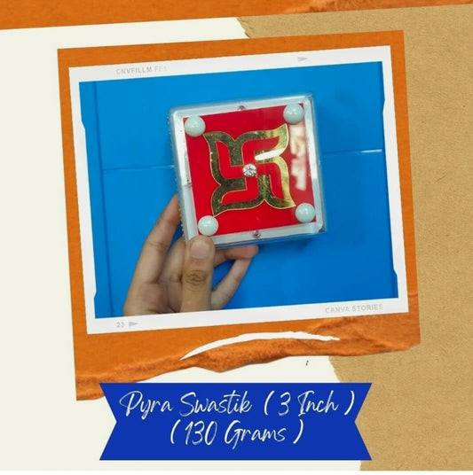 Swastik To Remove Negative Energy Brings Good Luck & Prosperity 3 Inch Energized