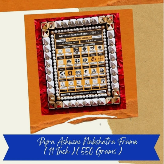 Ashwini Nakshatra Frame Combine Power Of Yantra/Mantra/Pyramid Energized