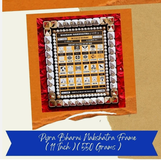Bharani Nakshatra Frame Combine Power Of Yantra/Mantra/Pyramid Energized