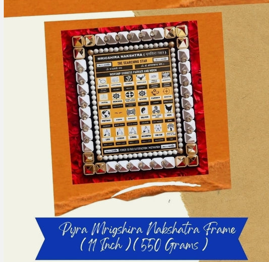 Mrigshira Nakshatra Frame Combine Power Of Yantra/Mantra/Pyramid Energized