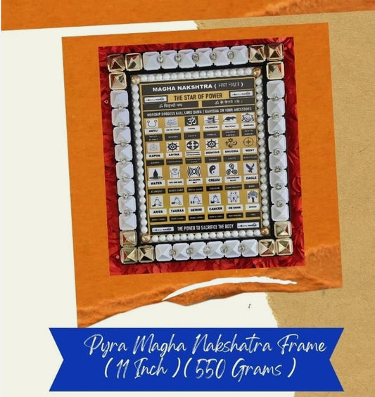 Magha Nakshatra Frame Combine Power Of Yantra/Mantra/Pyramid Energized