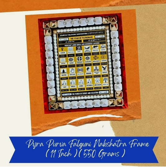 Purva Falguni Nakshatra Frame Combine Power Of Yantra/Mantra/Pyramid Energized