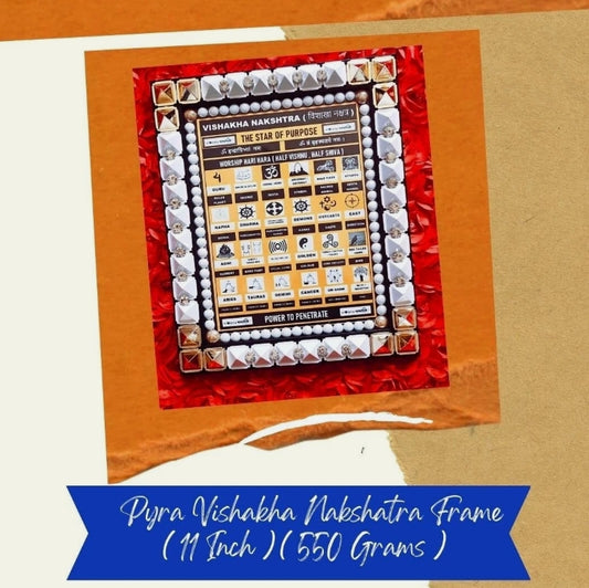Vishakha Nakshatra Frame Combine Power Of Yantra/Mantra/Pyramid Energized