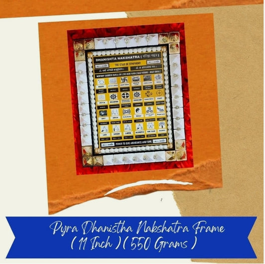 Dhanishta Nakshatra Frame Combine Power Of Yantra/Mantra/Pyramid Energized