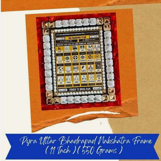 Uttar Bhadrapad Nakshatra Frame Combine Power Of Yantra/Mantra/Pyramid Energized