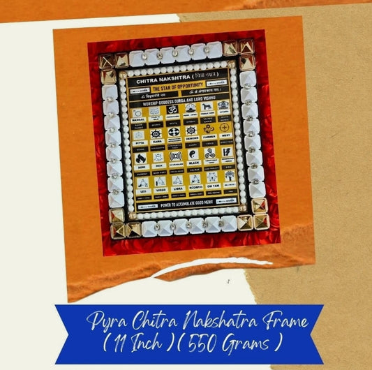 Pyra Chitra Nakshatra Frame Combine Power Of Yantra/Mantra/Pyramid Energized