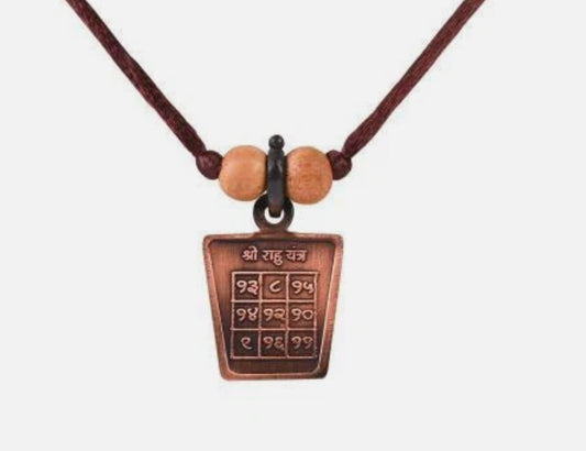 Rahu Planet Yantra Pendant Pure Copper Activated & Energized Locket