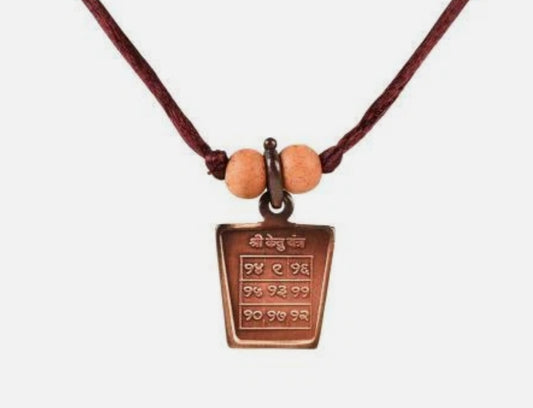 Ketu Planet Yantra Pendant Pure Copper Activated & Energized Locket