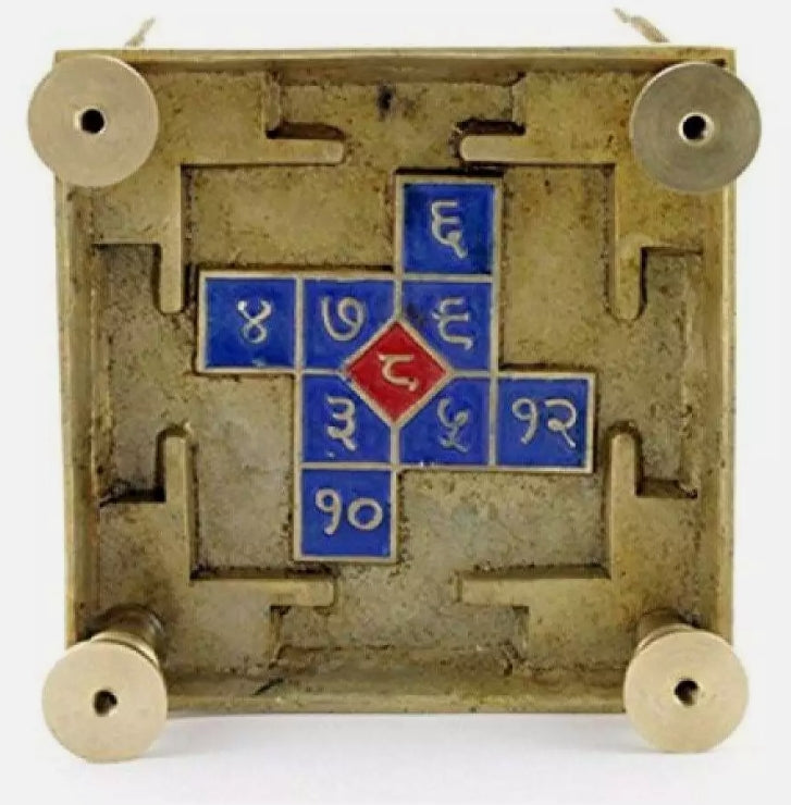 Shri Vastu Dosh Nivaran Yantra Chowki In Brass / Shree Yantra Chowki
