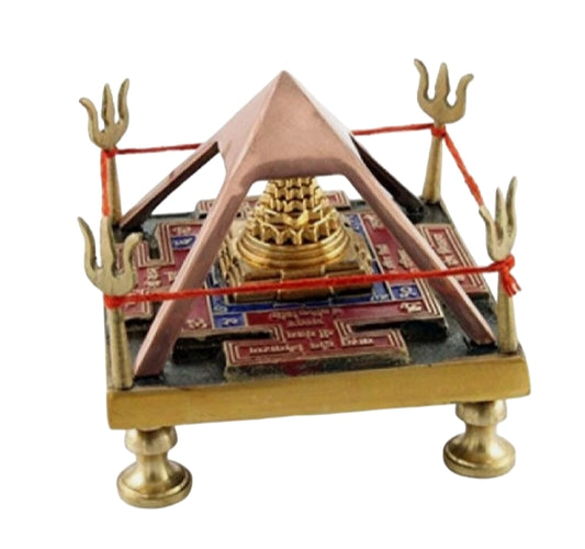 Shri Vastu Dosh Nivaran Yantra Chowki In Brass / Shree Yantra Chowki