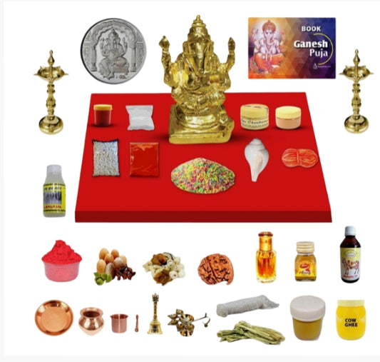 Sampoorna Ganesh Puja Kit / Ganpati Poojan Samagri