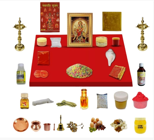 Sampoorna Ambe Mata Puja Kit/Navratri Poojan Samagri