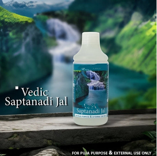 Saptanadi Jal (Water From 7 Rivers) 100% Original Purity Spiritual Use (100 ML)