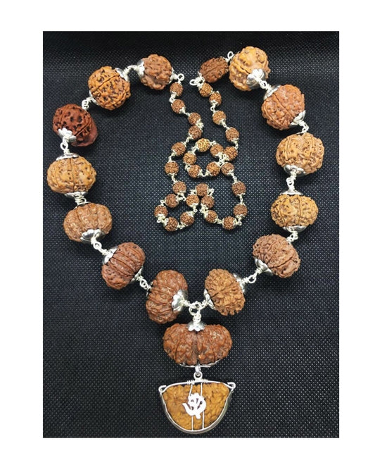 Nepal Siddha Mala (1-14 Mukhi,Ganesh,Gaurishankar) Large Size