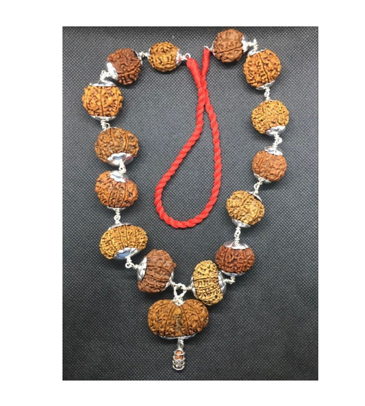 Nepal Siddha Mala (1-14 Mukhi,Ganesh,Gaurishankar) Collector Size