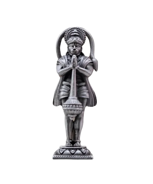 Lord Hanuman Idol In Pure 925 Silver