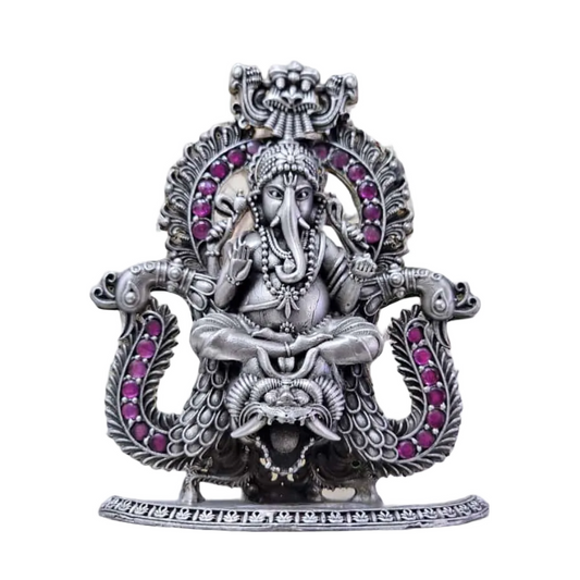 Lord Ganesh Idol In Pure 925 Silver