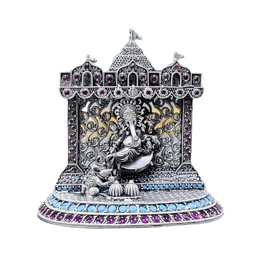 Lord Ganesh Idol In Pure 925 Silver