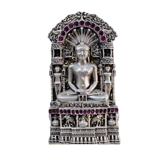 Parshwanath Idol In Pure 925 Silver