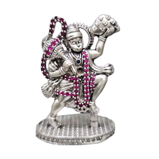 Lord Hanuman Idol In Pure 925 Silver