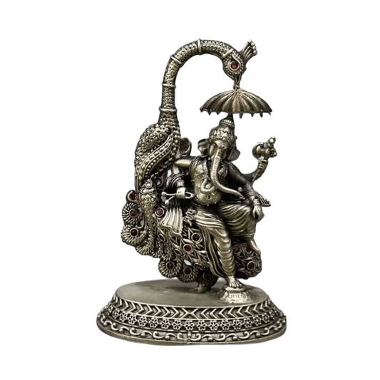 Lord Ganesh Idol In Pure 925 Silver