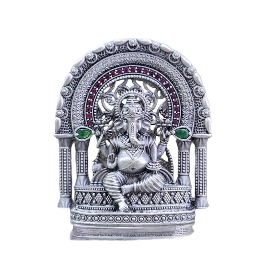 Lord Ganesh Idol In Pure 925 Silver
