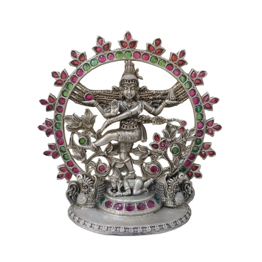 Nataraja Idol In Pure 925 Silver