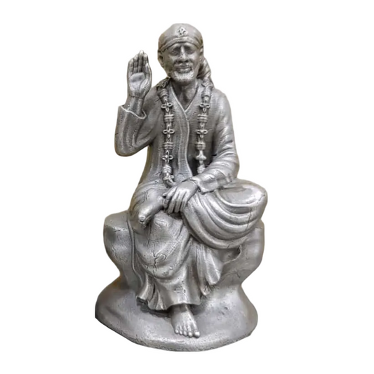 Sai Baba Idol In Pure 925 Silver