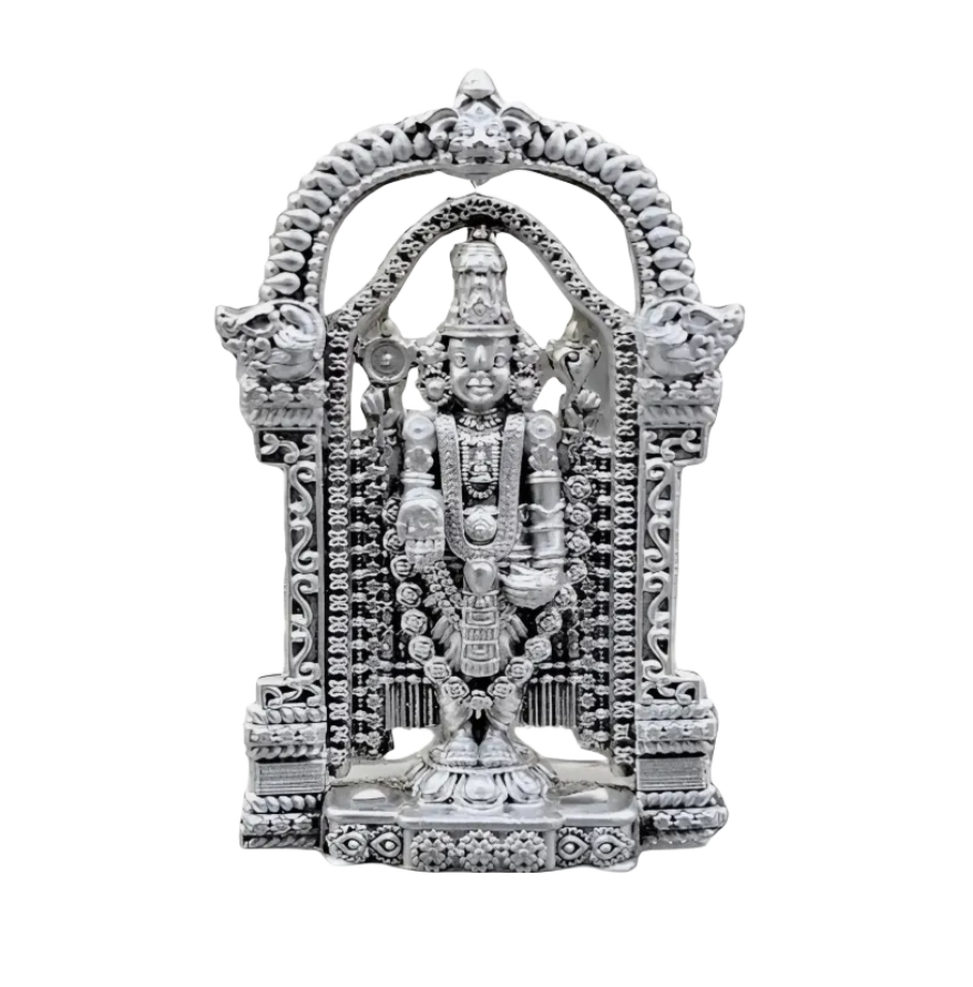 Lord Balaji Idol In Pure 925 Silver