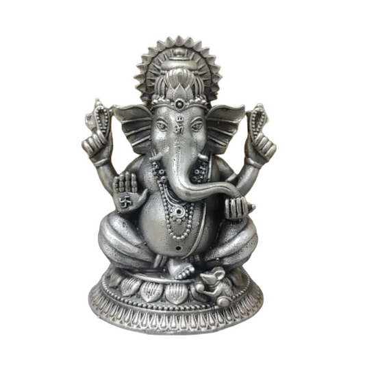 Lord Ganesh Idol In Pure 925 Silver