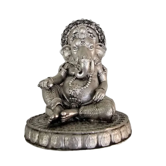 Lord Ganesh Idol In Pure 925 Silver