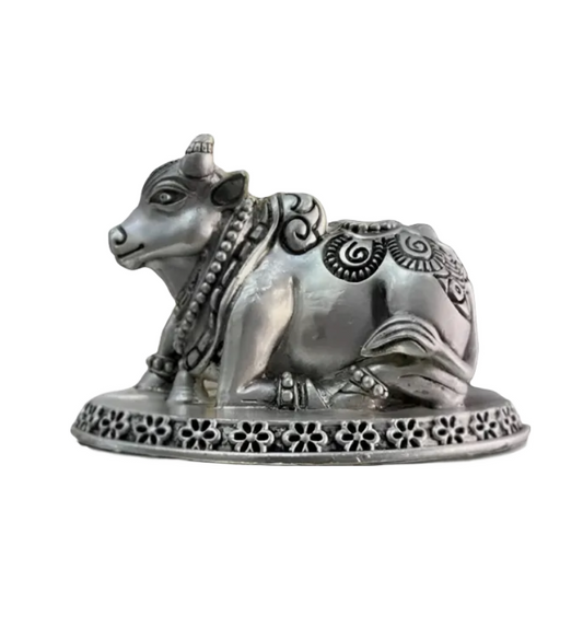 Nandi In Pure 925 Silver