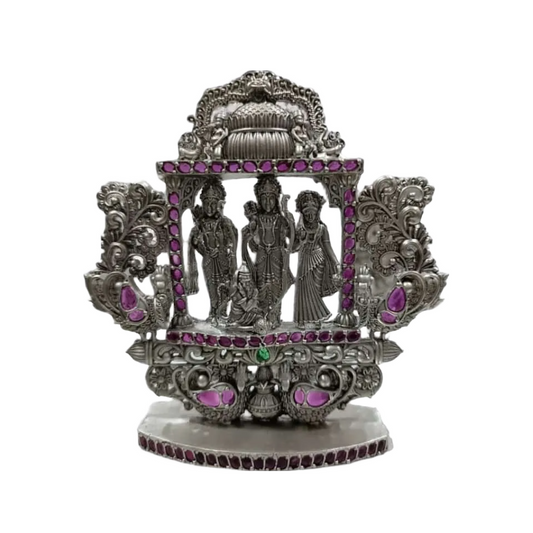 Ram Darbar Idol In Pure 925 Silver