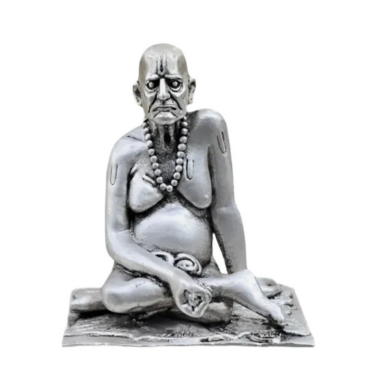 Shri Swami Samarth Idol In Pure 925 Silver
