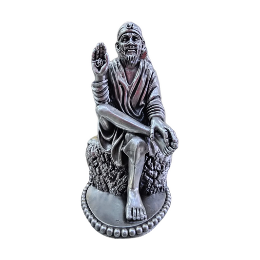 Sai Baba Idol In Pure 925 Silver