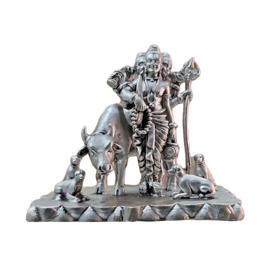 Dattatreya Idol In Pure 925 Silver