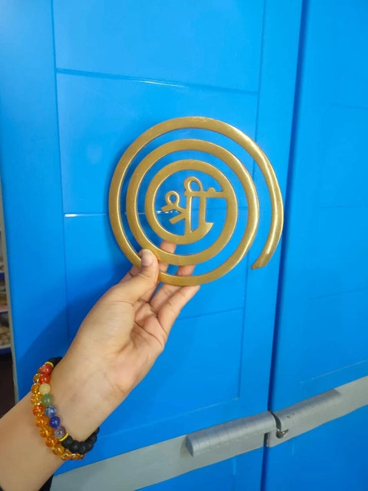 Brass North West Helix To Activate & Balance The Air Element 6 Inch Energized